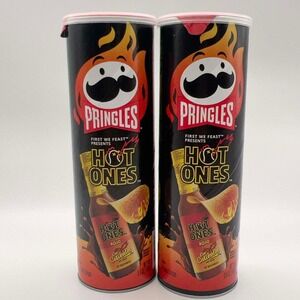 Pringles Hot Ones Los Calientes Rojo Potato‎ Crisps 2 Pack Limited Edition